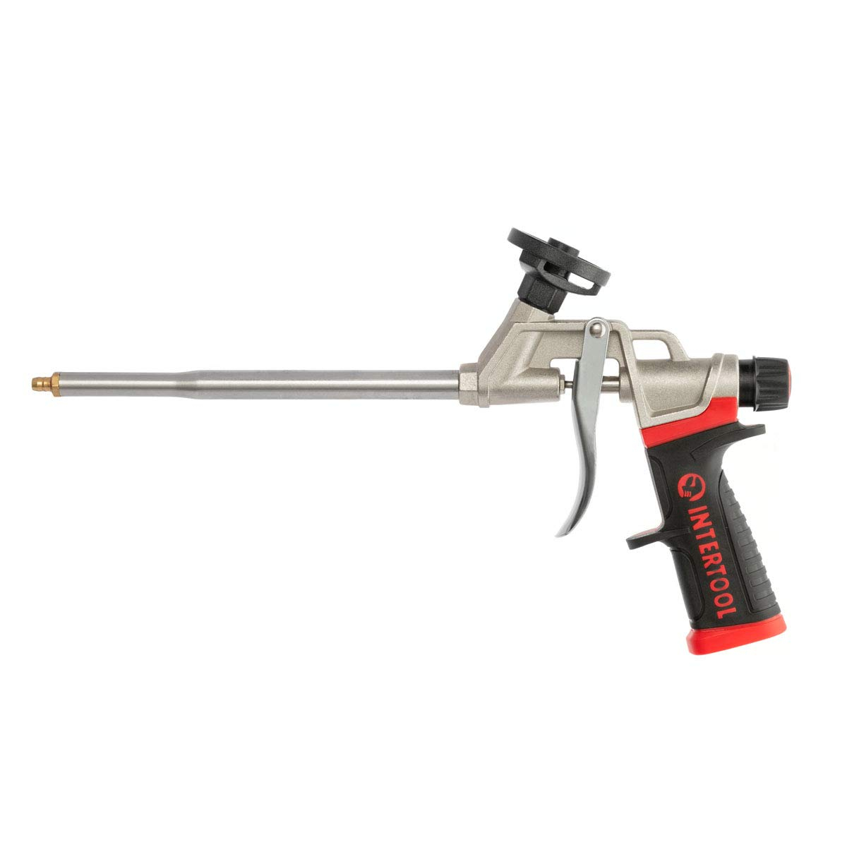 INTERTOOL Spray Foam Gun, Professional Expanding Insulation, Sealant Applicator, Lightweight Plastic Body, Advanced Flow Control Knob for Accurate Control PT08-0608