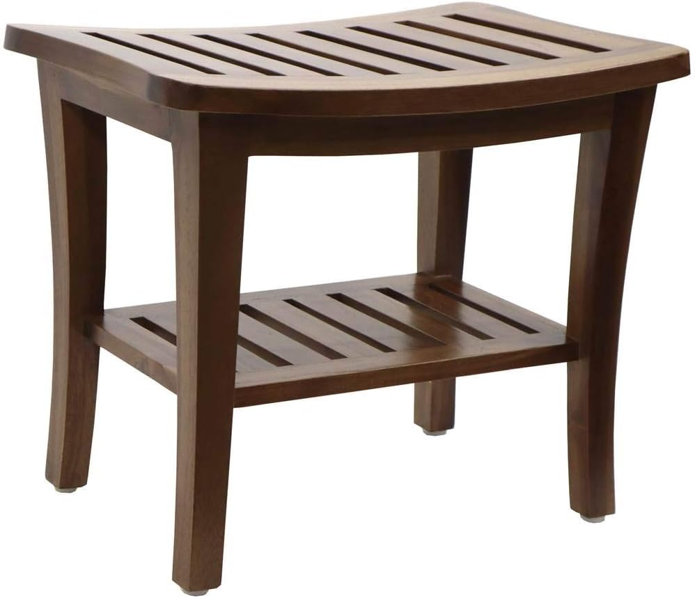 Redmon Teak Collection Bench, 20 x 13.5 x 17.5 Height (5323)