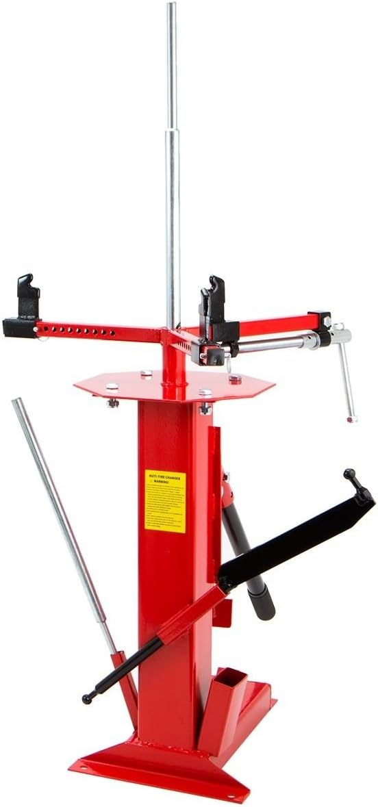 Stark USA Manual Tire Changer, Portable Hand Bead Breaker Mounting Tool for 4" To 16-1/2" Tires, Compatible with Cars, Trucks Trailers, Tire Mounting Machine for Home Garage Small Auto Shop