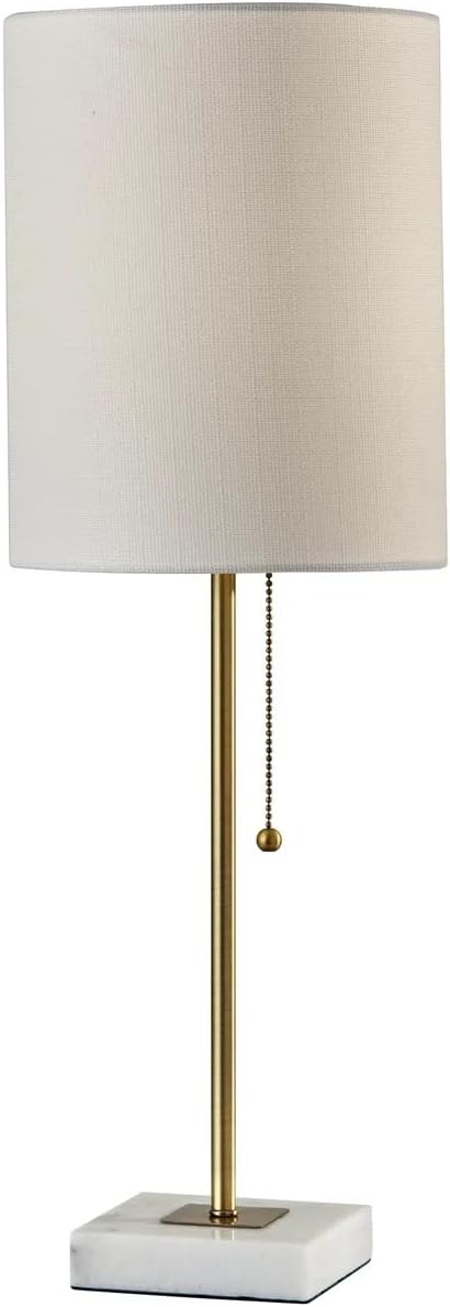 Adesso Fiona Table Lamp, Antique Brass