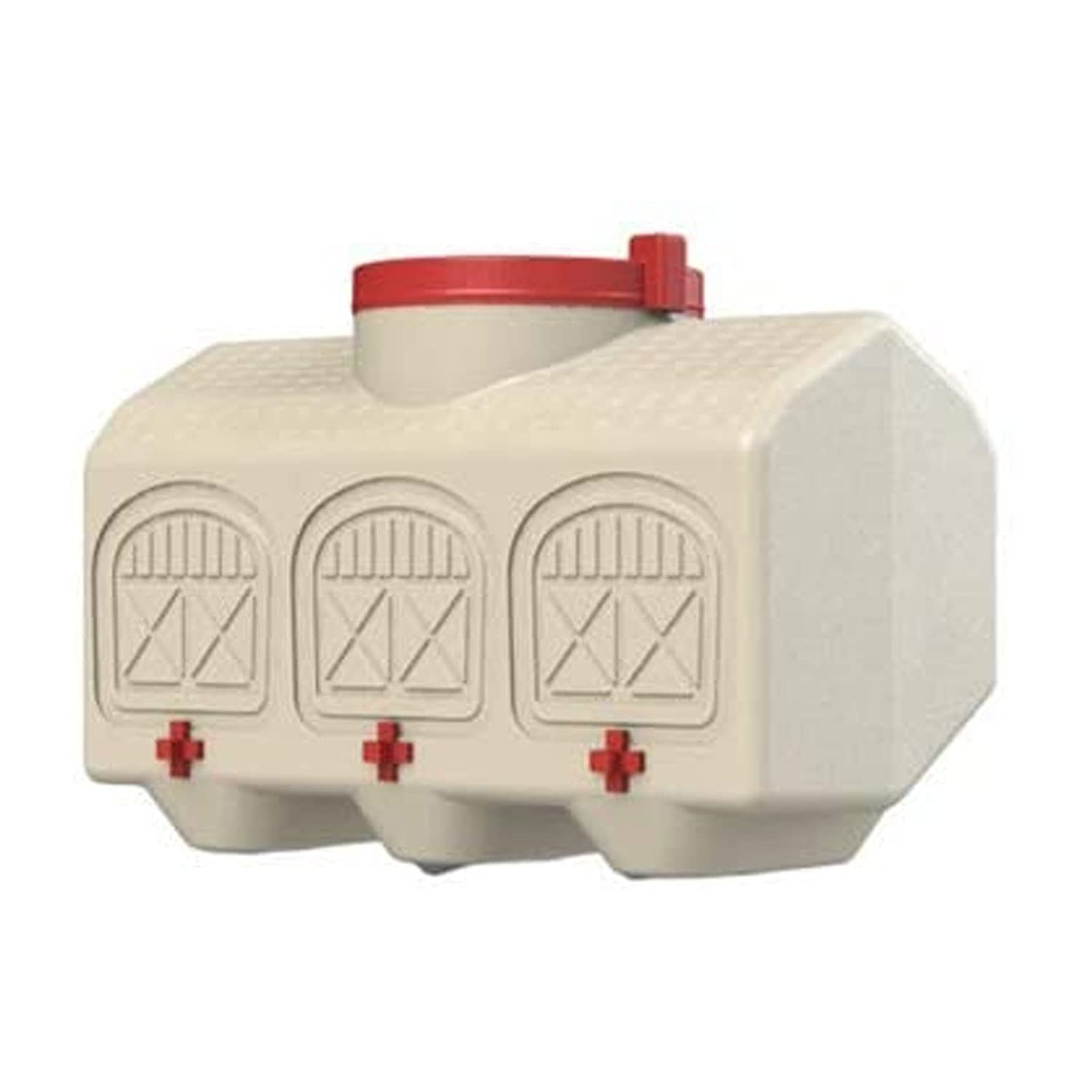 Large Beige Plastic Automatic Chicken Waterer with No Spill System