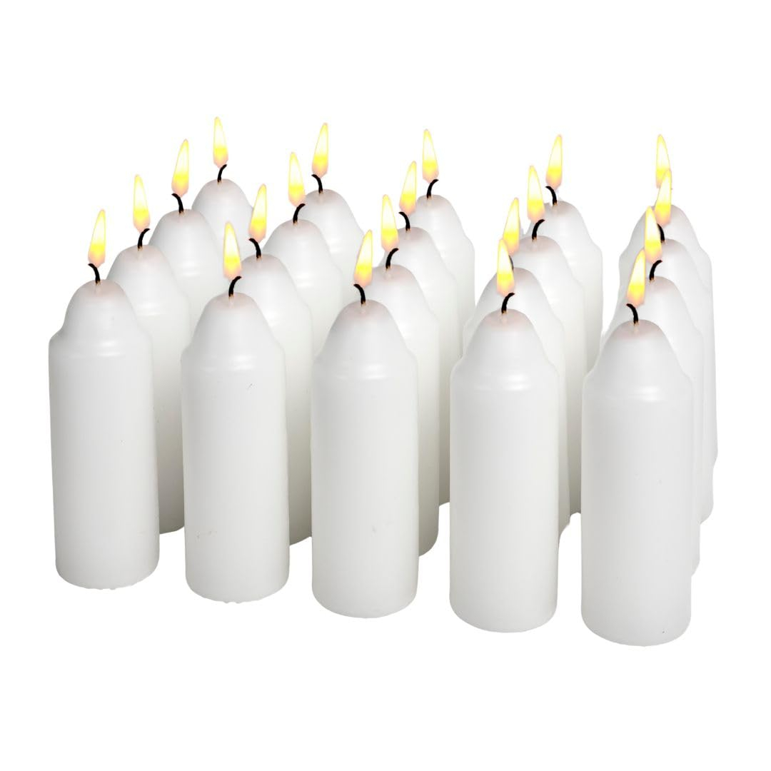 CANDLE UNSCENTD WHT 20PK (Pack of 1)
