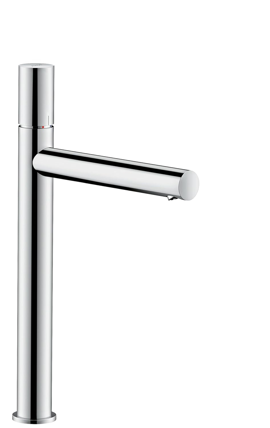 Chrome Single-Handle Tall Bathroom Sink Faucet