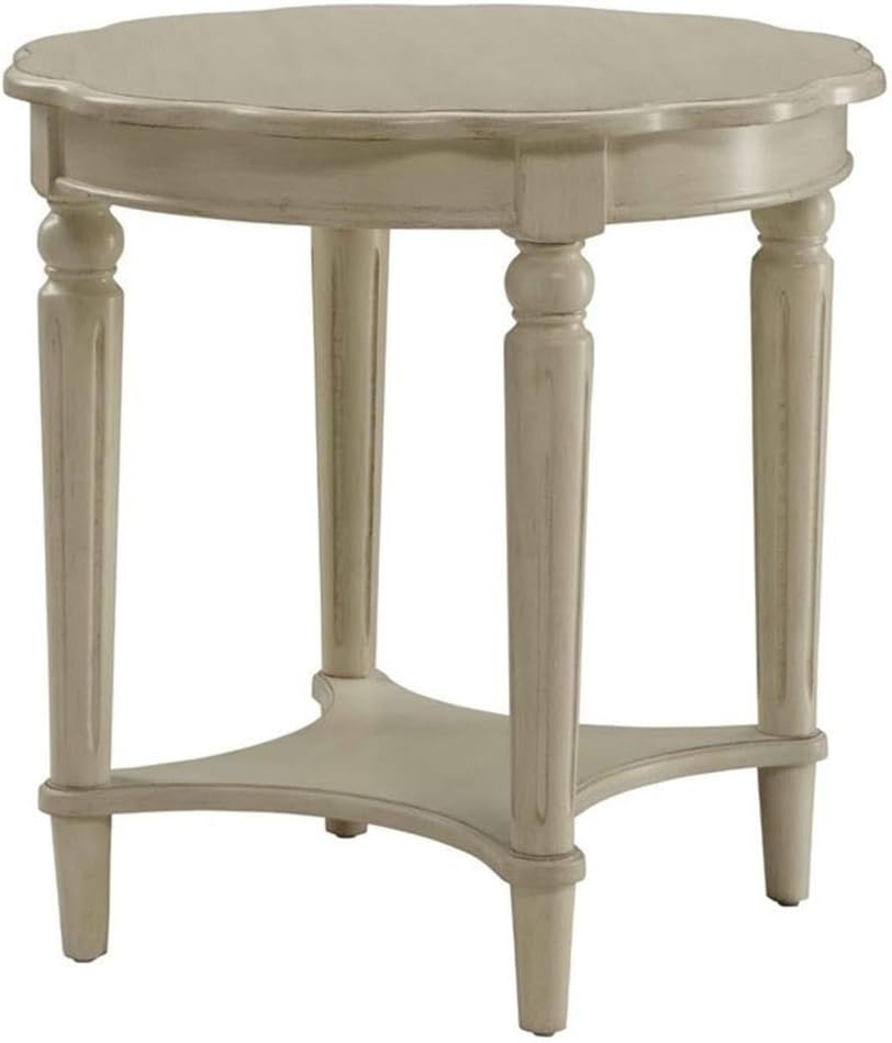 ACME Fordon End Table in Antique White