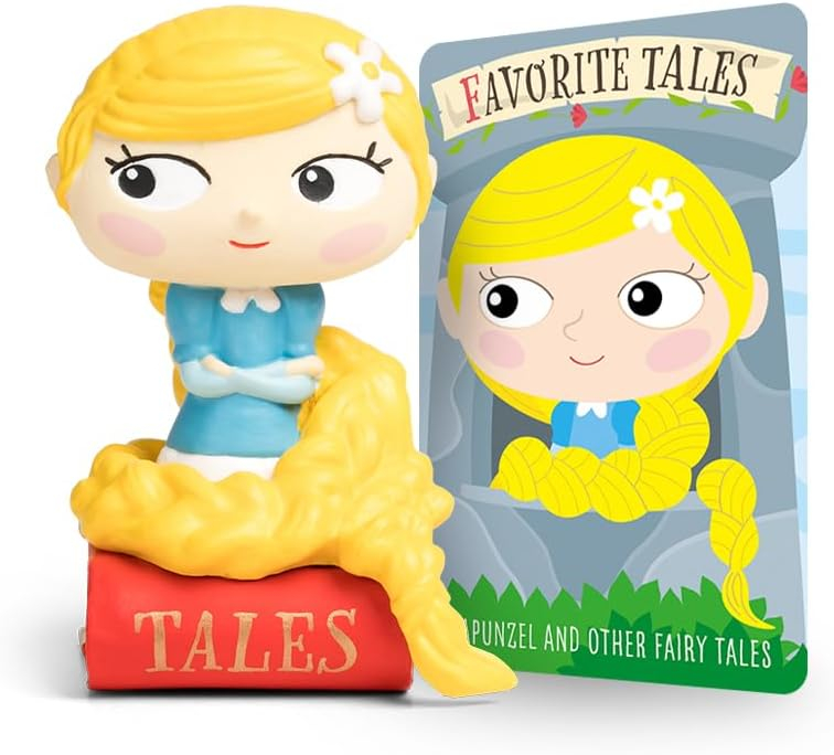 Tonies Rapunzel and Other Fairy Tales, Audio Play Figurine for Portable Speaker, Small, Multicolor, Plastic