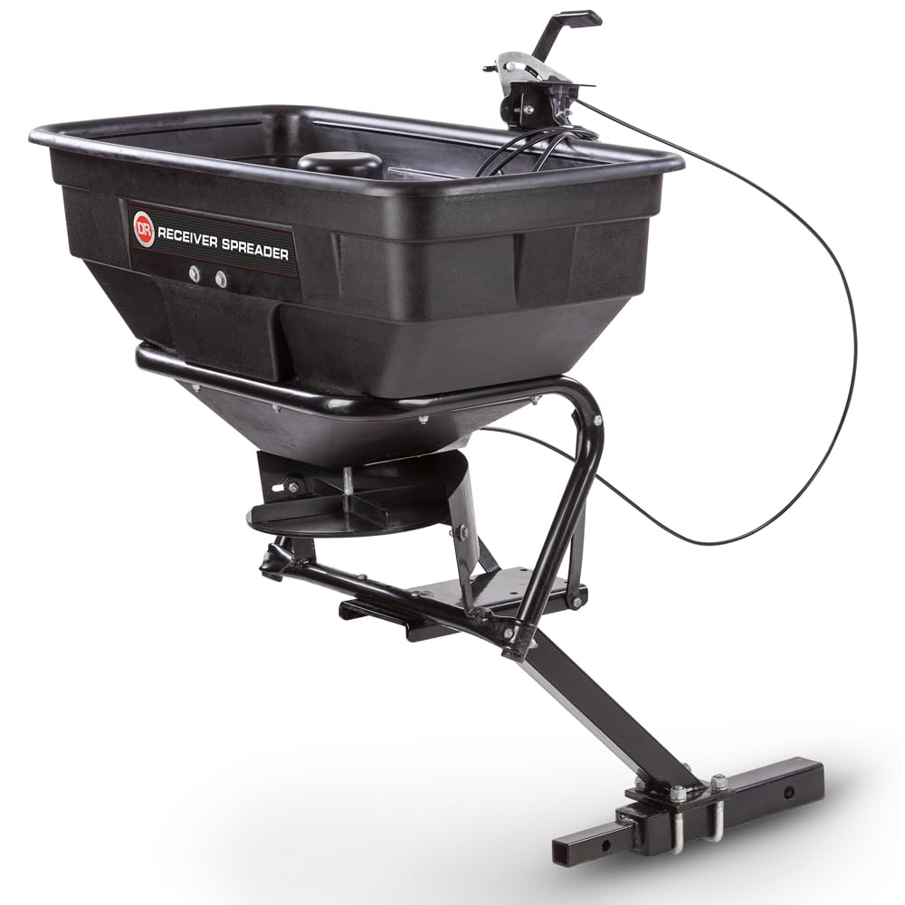 Field Tuff ATV Hitch Mount Receiver 125lb Grass Seed Fertilizer Spreader