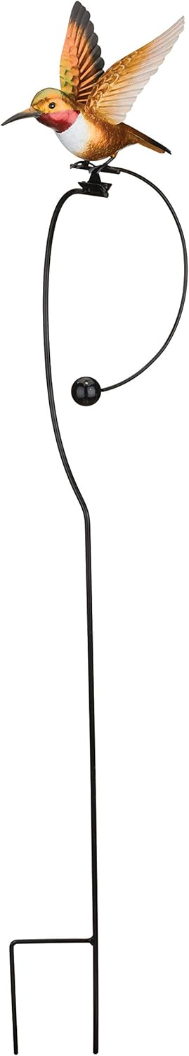 Regal Art & Gift Rocker Hummingbird Stake - Ruby Throated
