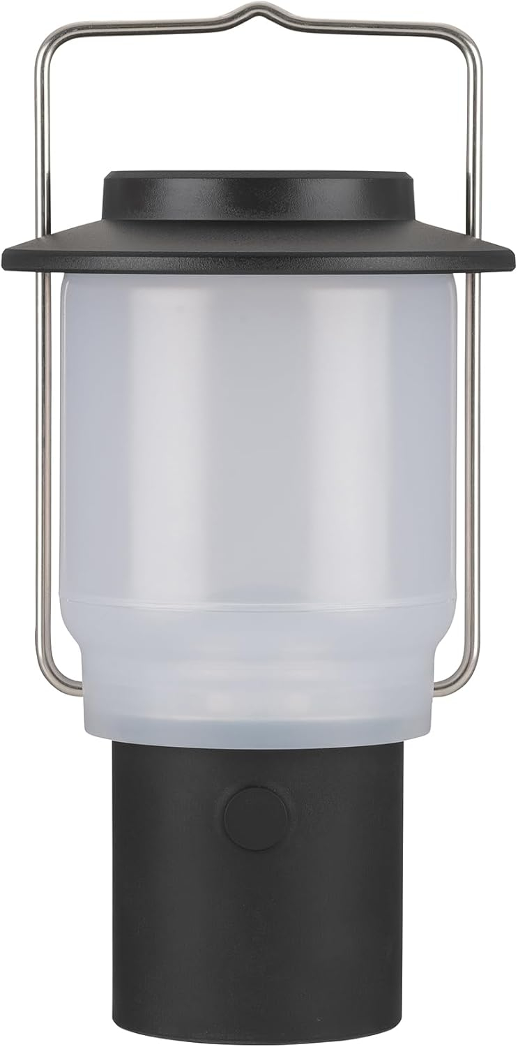 Snow Peak Mini Hozuki - Battery-Powered & Lightweight Camping Light - Portable Lantern for Soft, Ambient Light, Black