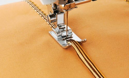 Brother SA158 7mm 7-Hole Cording Sewing Foot Snap On