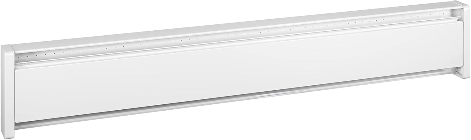 Cadet SoftHeat 59" Electric Hydronic Baseboard Heater (Model: EBHN1000W, Part: 13459), 3415/2560 BTU, 240/208 Volt, 1000/750 Watt, White