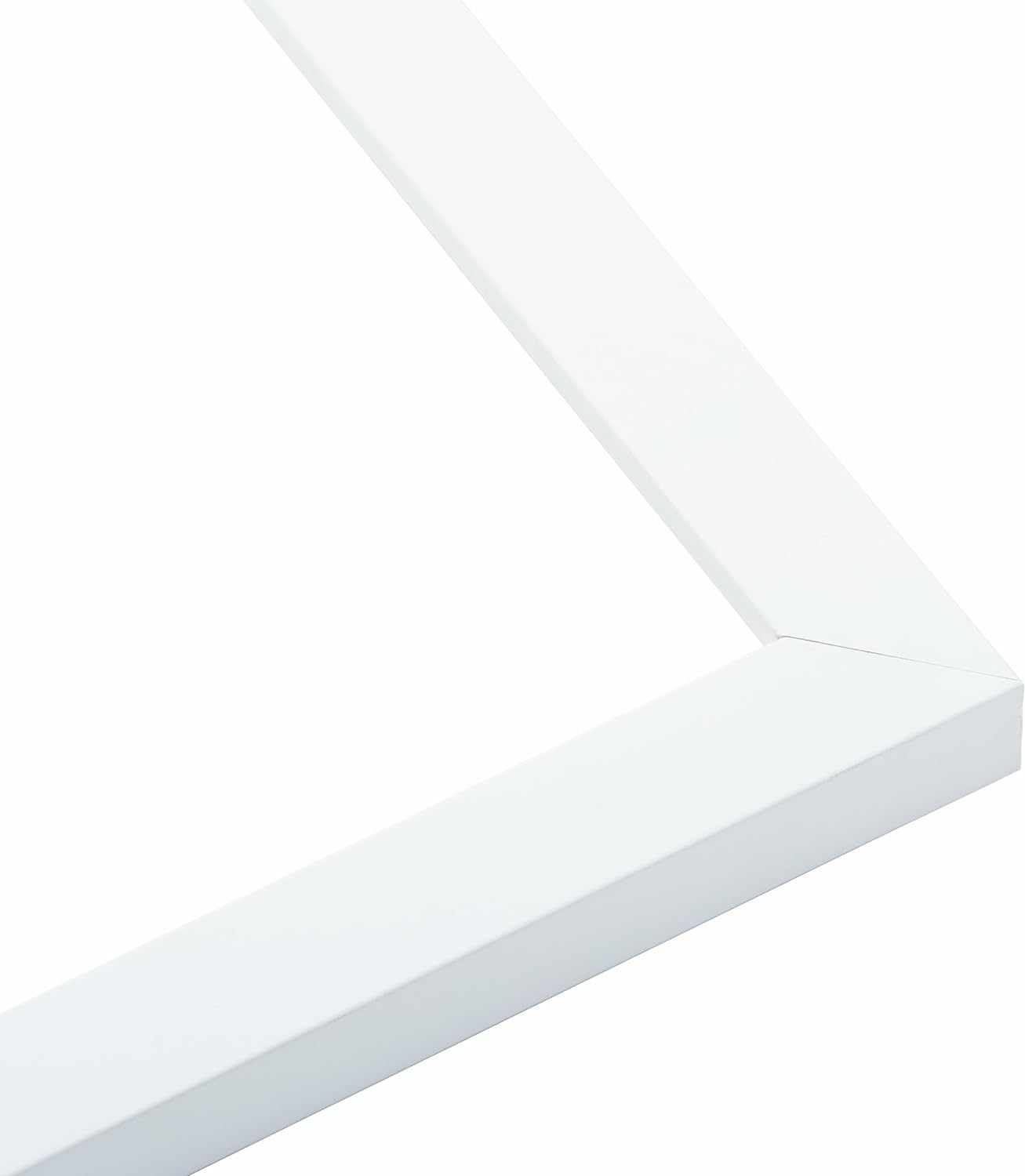 13x17 Frame White With White Picture Mat For 13x17 Photo - White 15x19 Frame To Display Print or