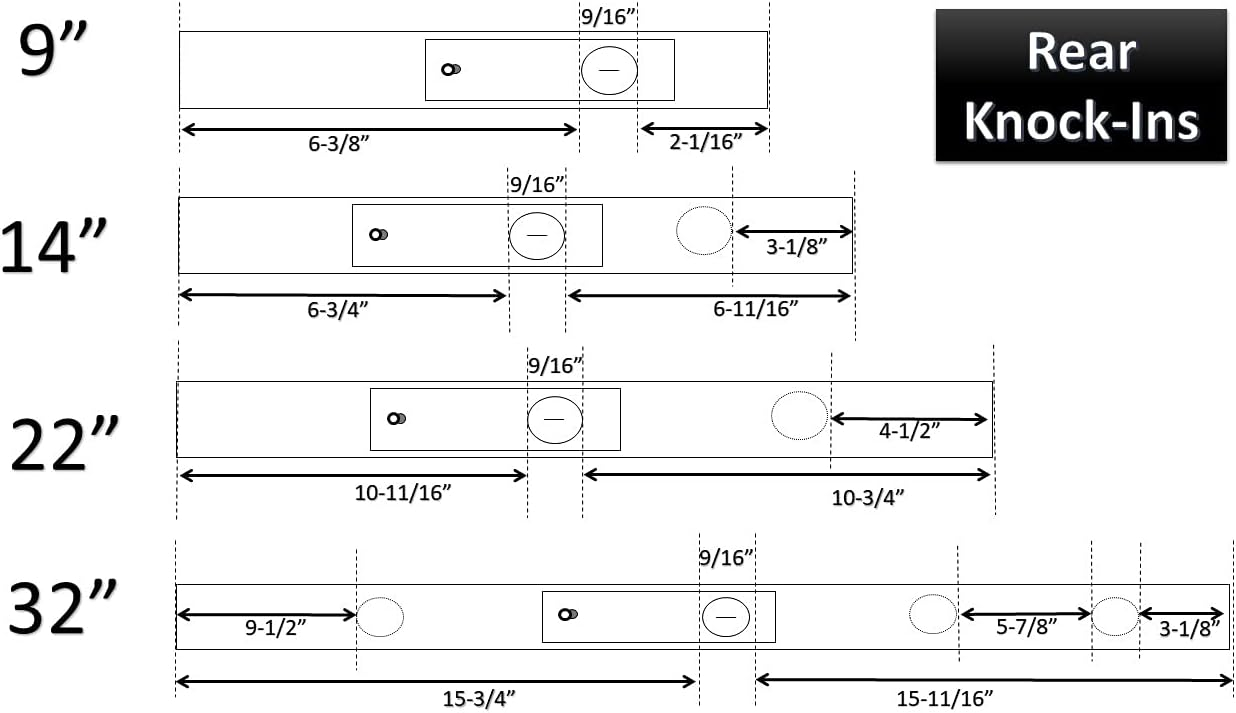 32" White 120v Under Cabinet LED 760 Lumen Light Hard Wire Linkable with Knock Outs Contractor Electrician Grade ETL -- L-6 Series