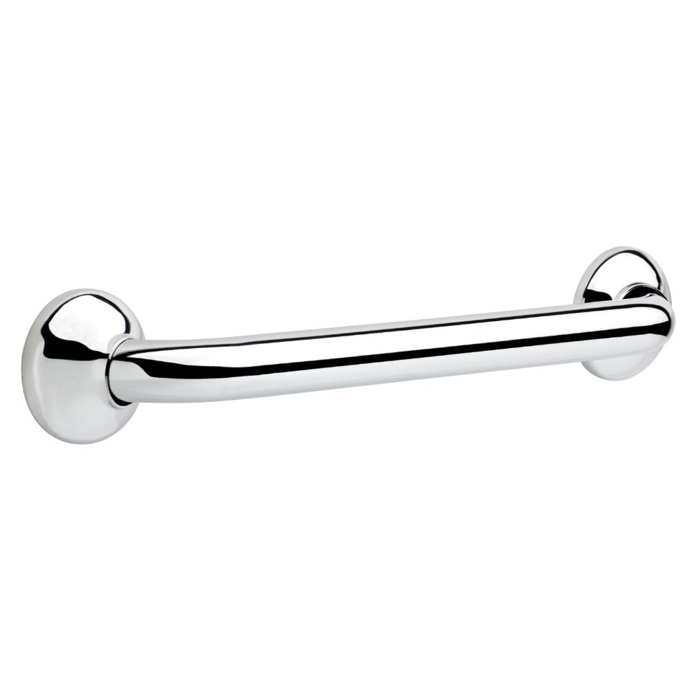Delta Lahara (1-Pack) 16' Shower Grab Bar Seniors ADA Compliant Bright Stainless Steel 450 lb Capacity Bathroom Safety Handle for Shower, Bathtub | Wall Mounted Balance Assist, Grip DF59816-BS1-XX