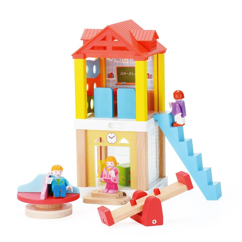 Wooden School Play Set