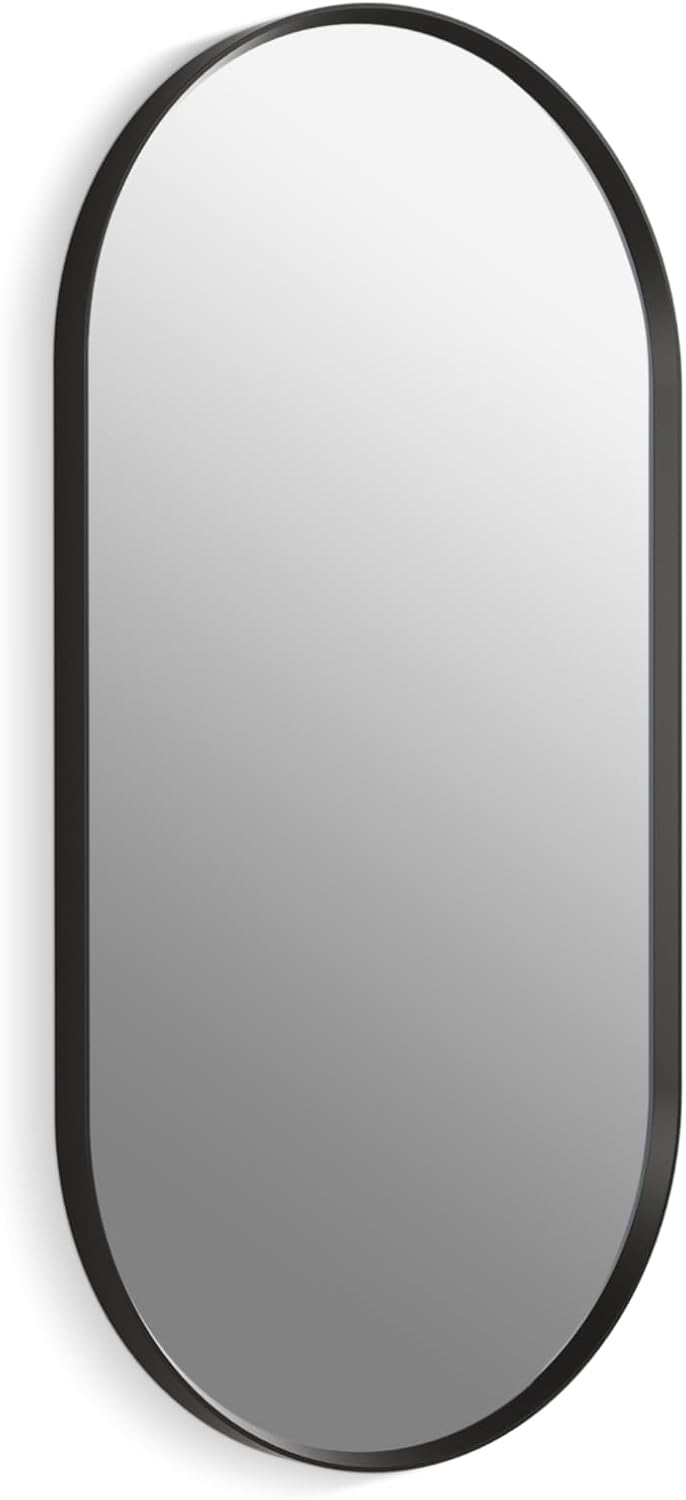 Essential Capsule Wall Mirror, Bathroom/Vanity Mirror with Frame