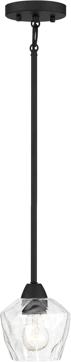 1 Light Convertible Mini Pendant-Coal Finish    -Traditional Installation Minka Lavery 2171-66A