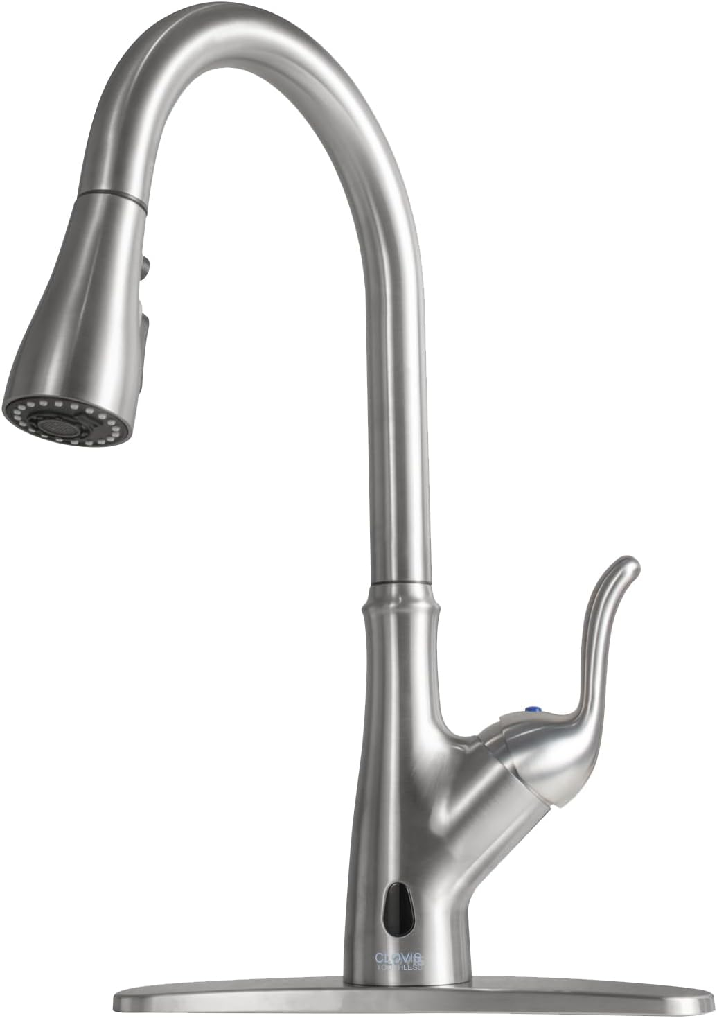 Touch Kitchen Faucet with Touchless Technology, Smart Kitchen Sink Faucet with Pull Down Sprayer, Touch on Activated Kitchen Bar Farmhouse Kitchens, RV, Sinks Faucet (Brushed Nickel)