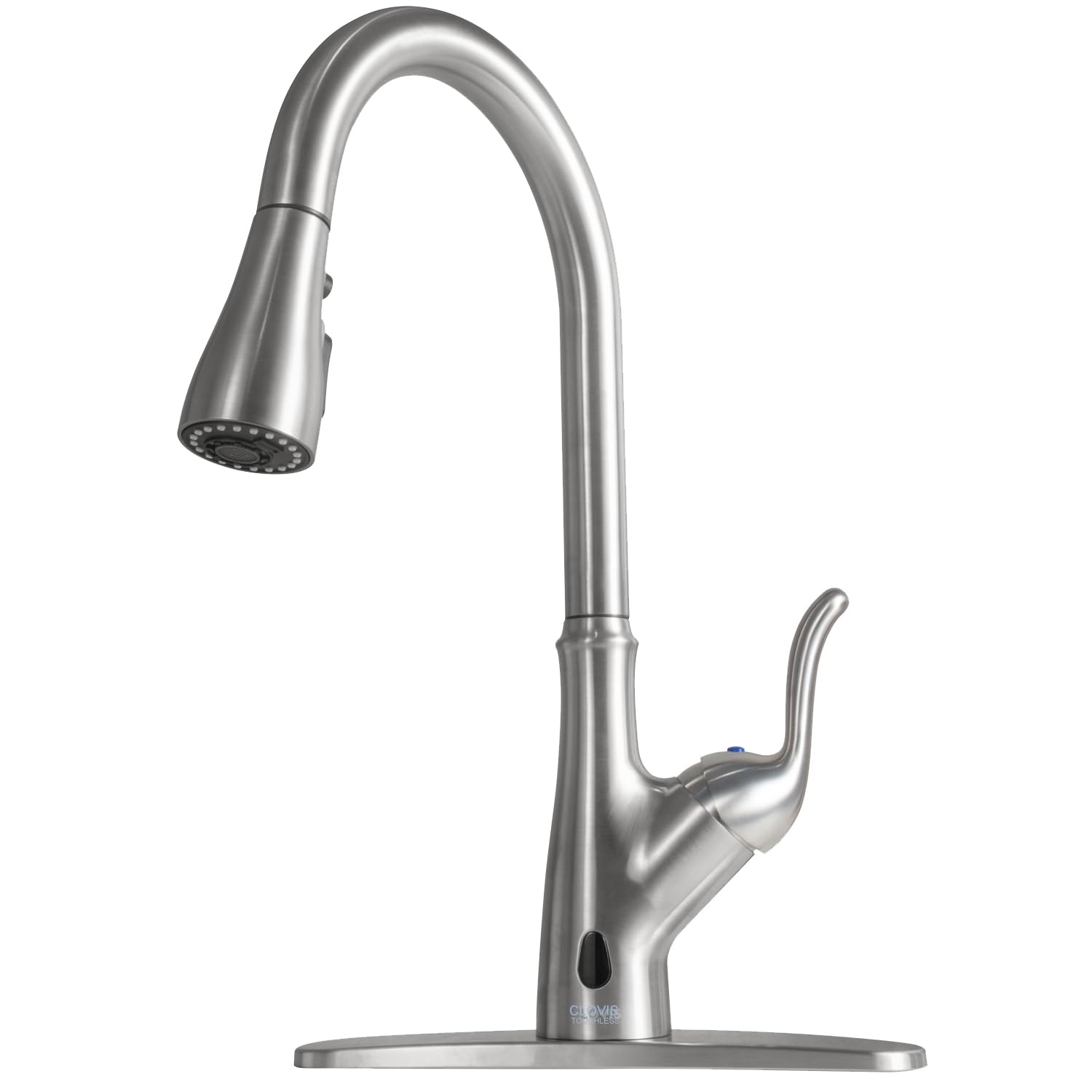 Touch Kitchen Faucet with Touchless Technology, Smart Kitchen Sink Faucet with Pull Down Sprayer, Touch on Activated Kitchen Bar Farmhouse Kitchens, RV, Sinks Faucet (Brushed Nickel)