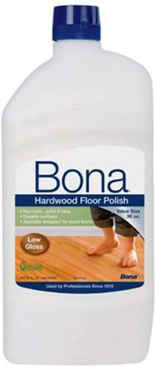 Bona Low Gloss Hardwood Floor Polish Liquid 36 oz