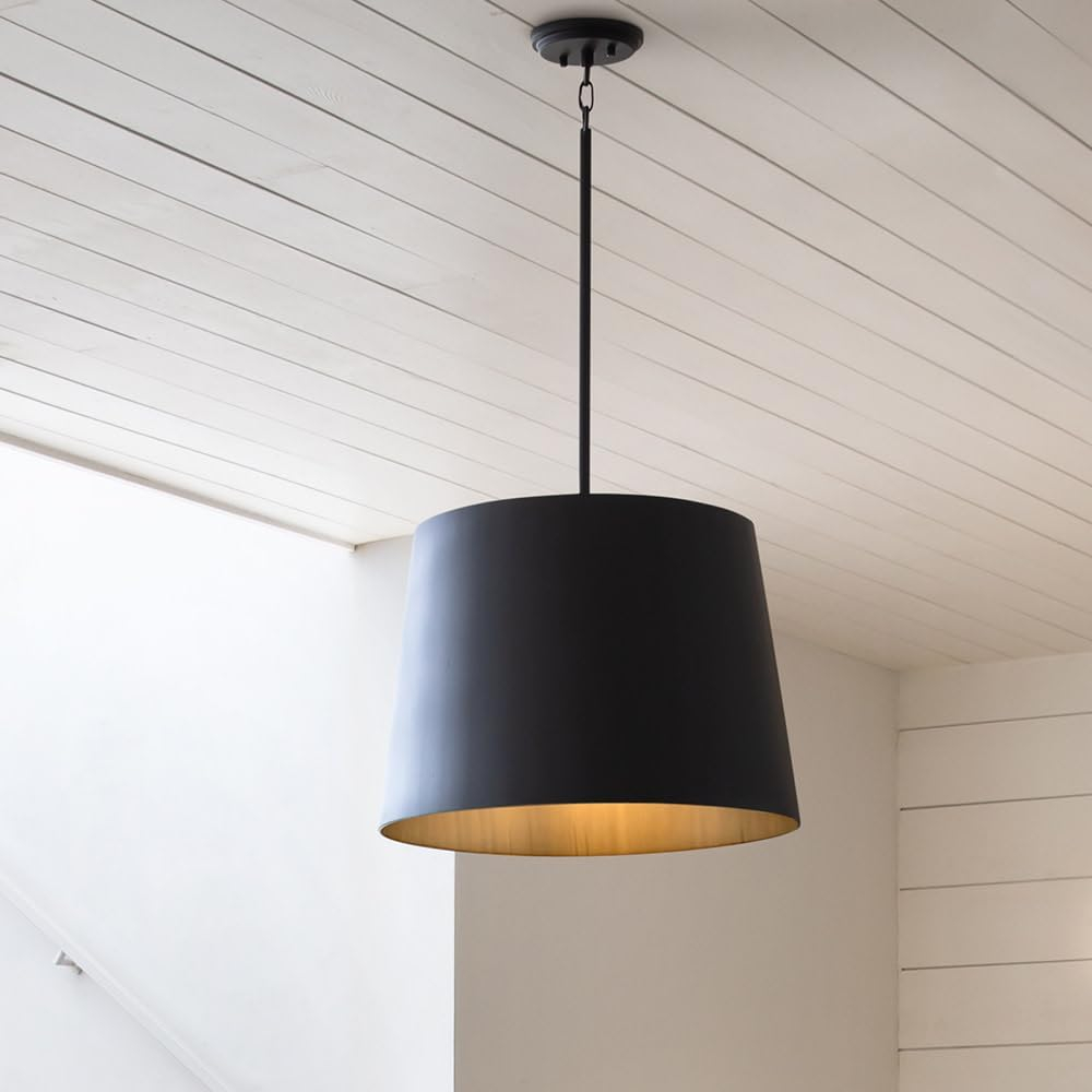 Marlon Outdoor Pendant Light - Black / 20"Dia