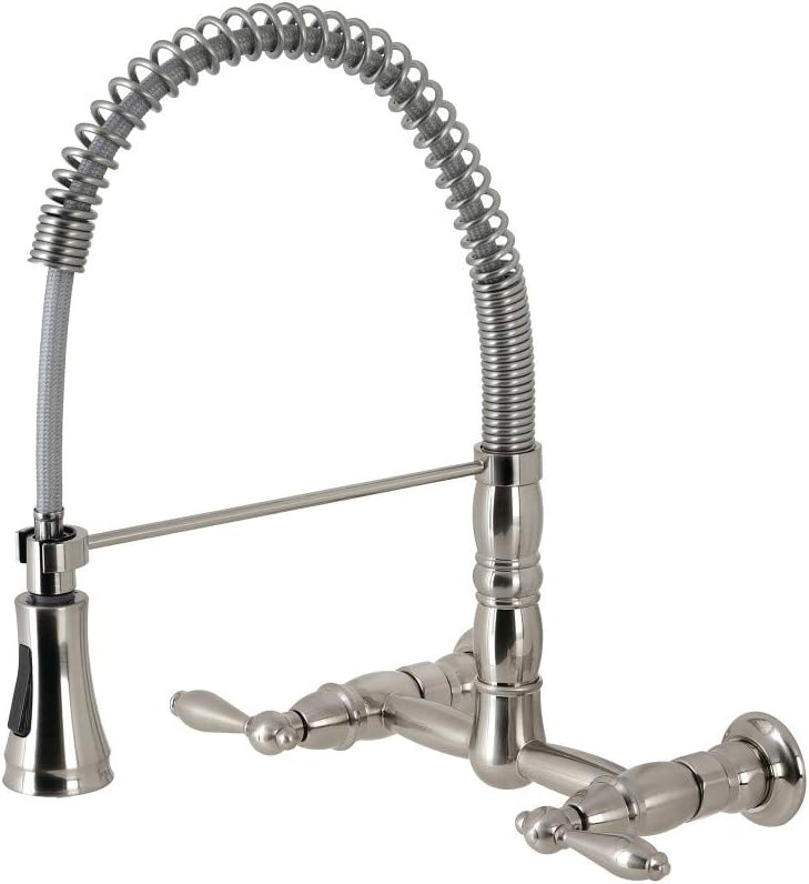 Gourmetier Pull-Down Kitchen Faucets With Brushed Nickel Finish GS1248AL