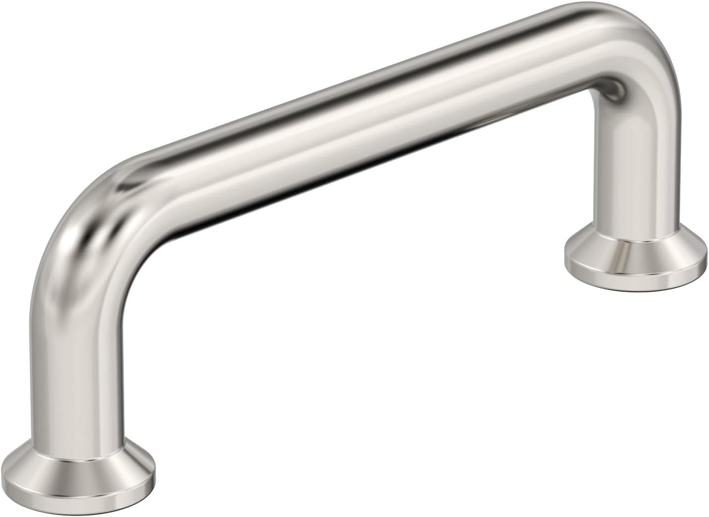 Amerock Factor 3 inch (76mm) Center-to-Center Polished Nickel Cabinet Pull