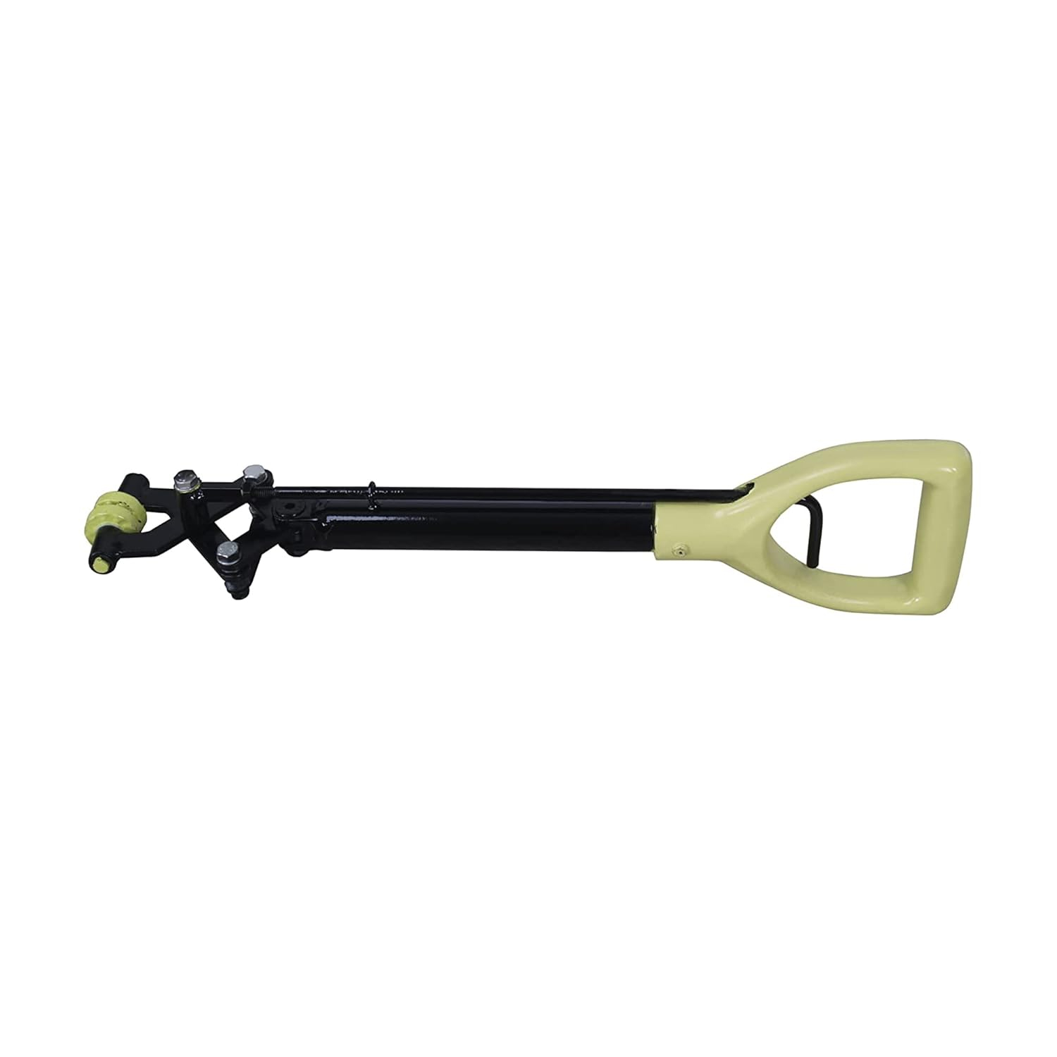 Green and Black Steel Adjustable Handle Tiller