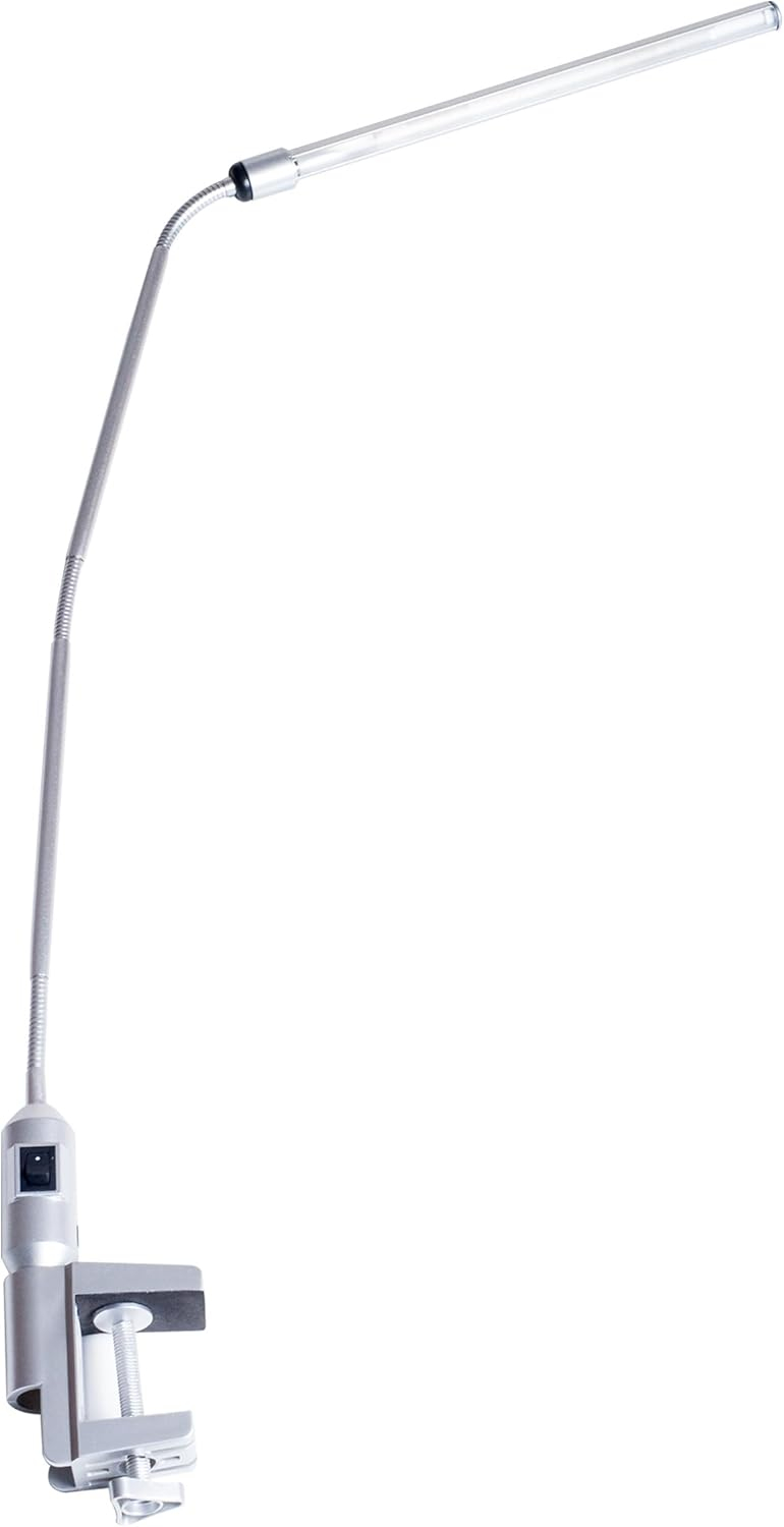 Lavish Home Modern LED Desk Lamp with Clamp for Home Office or Dorm (Black)