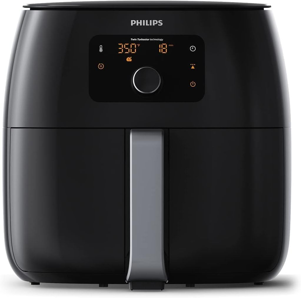 Philips Premium Airfryer XXL with Fat Removal and Rapid Air Technology (Black)