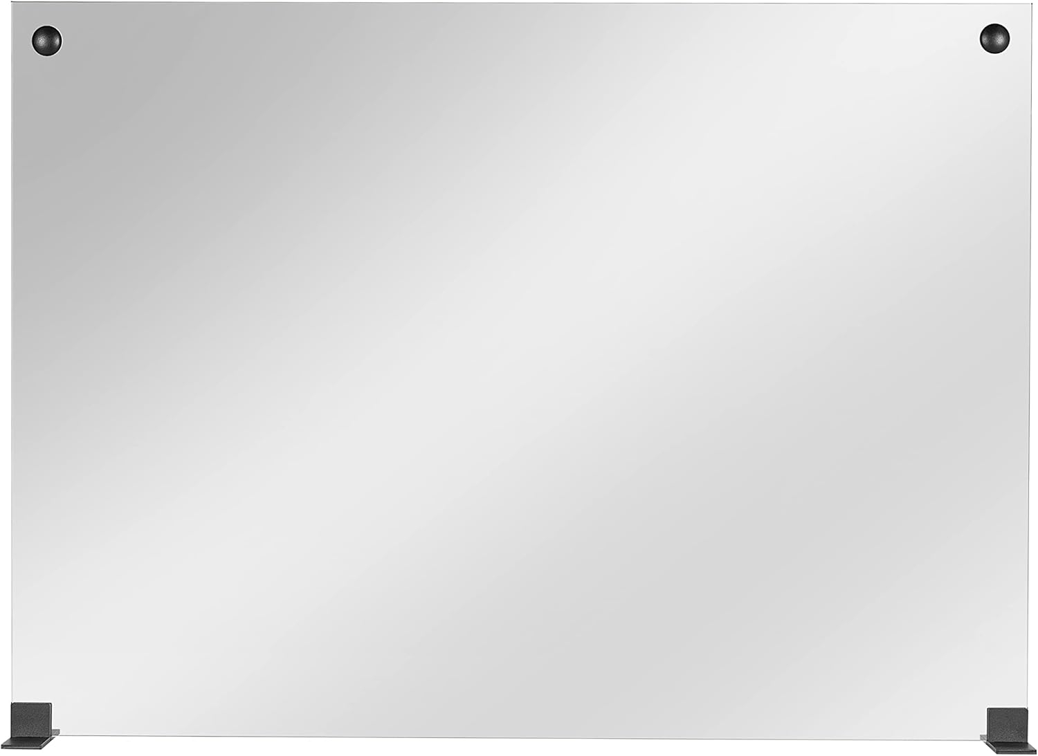 Pleasant Hearth Glass Fireplace Screen - Large