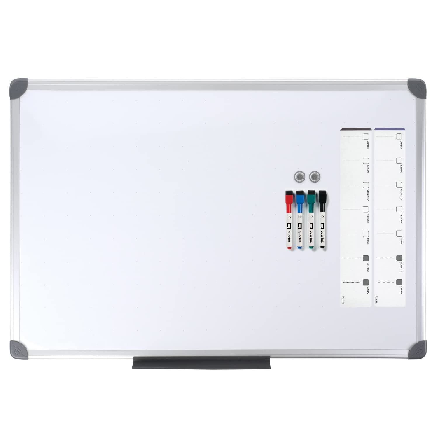 Quartet Magnetic Dry-Erase Board, 36" x 24", Euro Style Aluminum Frame