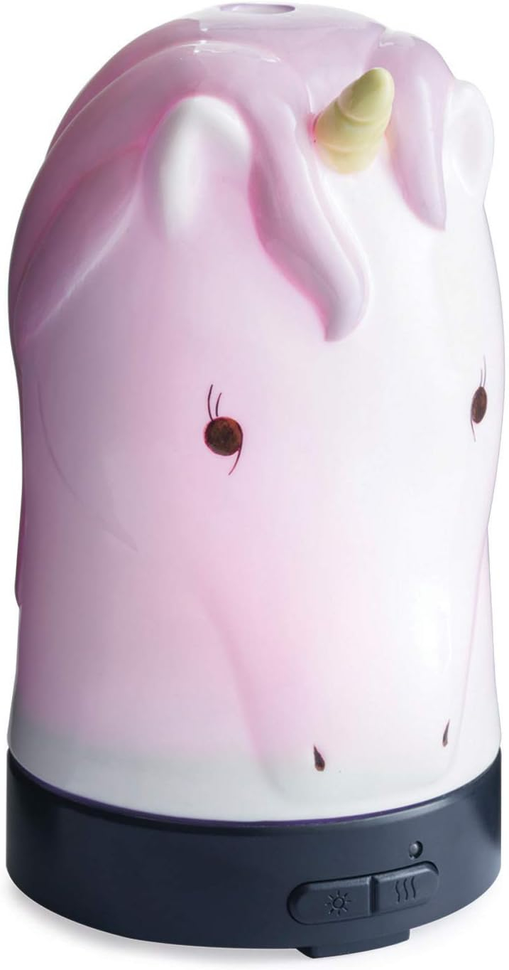 Whimsical Unicorn Ceramic Electric Diffuser with LED Lights