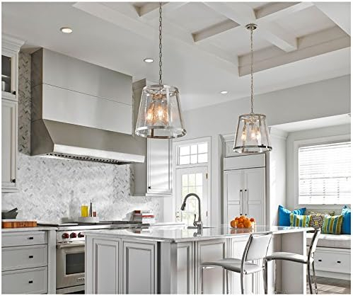 Feiss Lighting-Harrow-1 Light Mini-Pendant in Modern Style-8 Inch Wide by 12 Inch High-Polished Nickel Finish