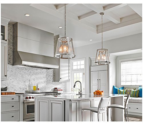 Feiss Lighting-Harrow-1 Light Mini-Pendant in Modern Style-8 Inch Wide by 12 Inch High-Polished Nickel Finish