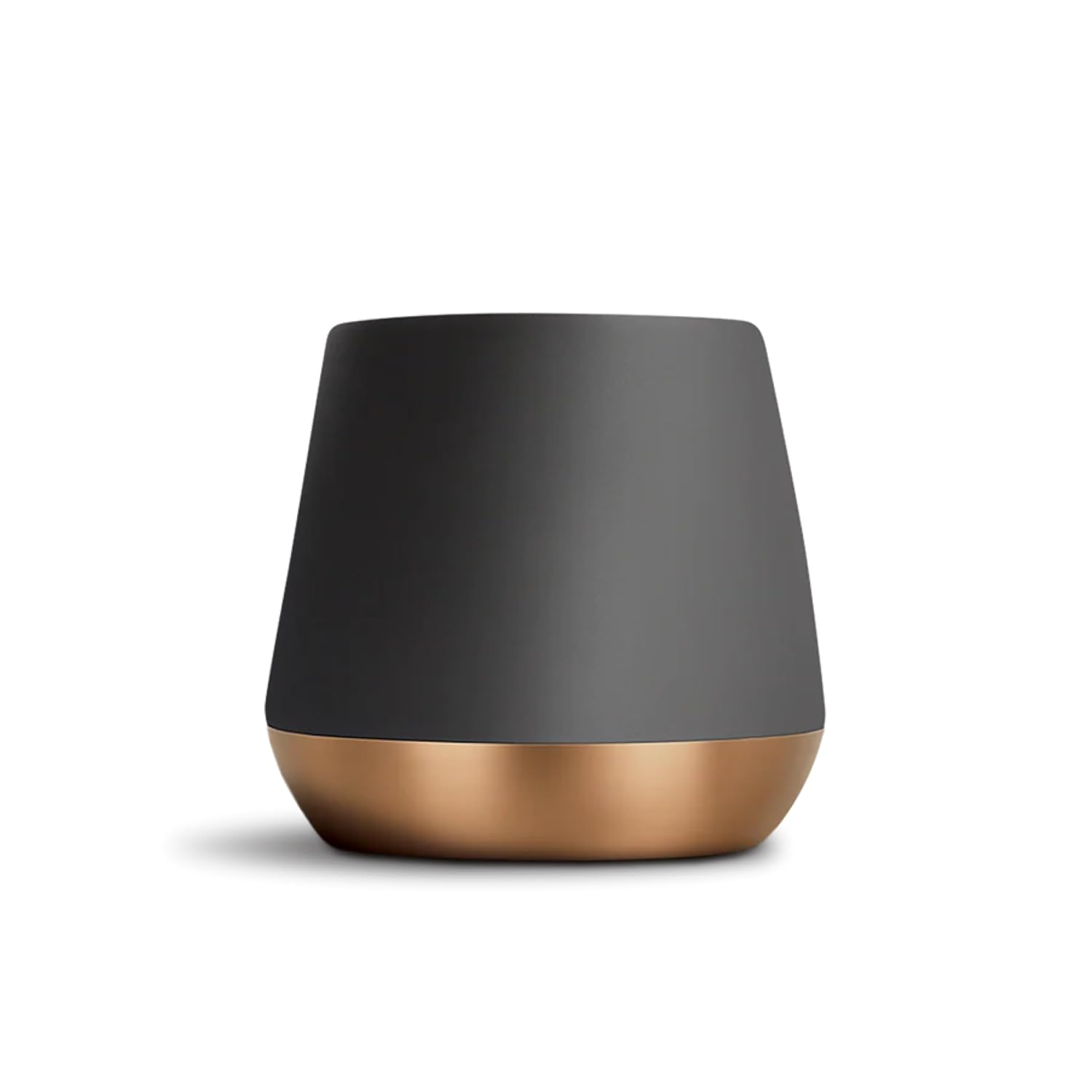 Big Jo' Matte Black and Copper Ceramic Coffee Mug, 12 oz