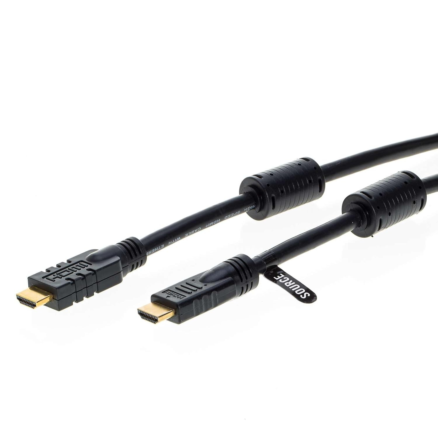 75FT HDMI Cable High-Speed 4K HDR 18Gbps Ethernet Audio Return Channel Gold-Plated 2.0 60Hz UHD ARC Universal Compatible with HDTV Projector, Gaming Console Laptop Home Theater (75FT, Black)