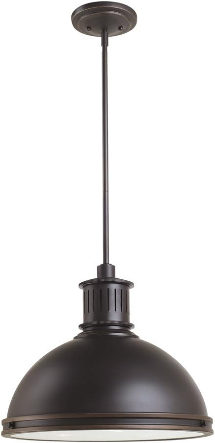 Sea Gull Lighting 65087-715 Pratt Street Metal Pendant Hanging Modern Fixture, Three - Light, Autumn Bronze