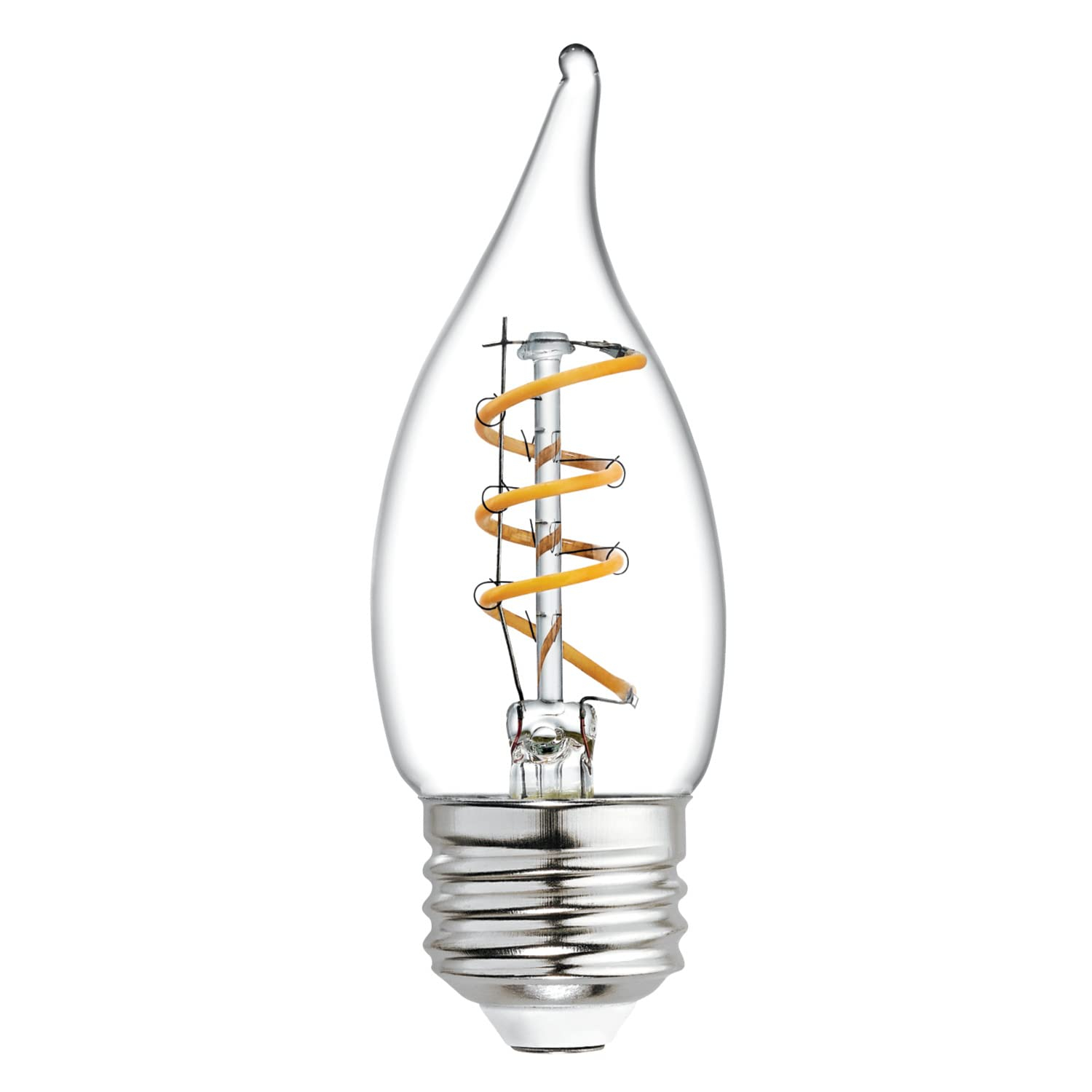 EcoVintage 3W Clear Glass LED Filament Bulb - Warm Glow