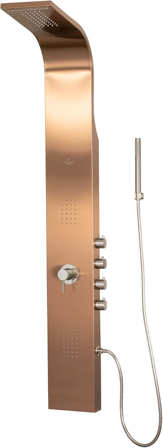 PULSE Santa Cruz ShowerSpa Stainless Steel Shower Panel