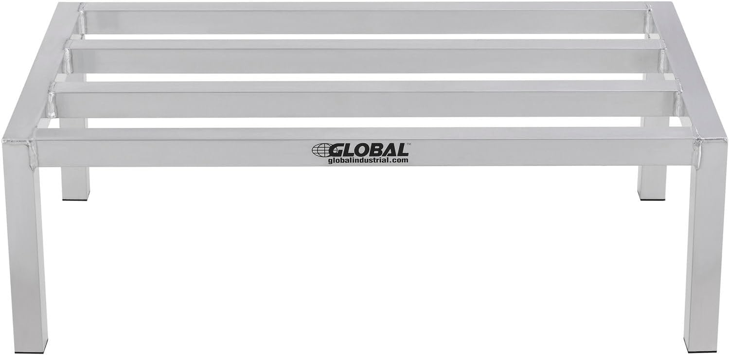 Industrial Aluminum Rectangular Dunnage Rack for Kitchen and Garage
