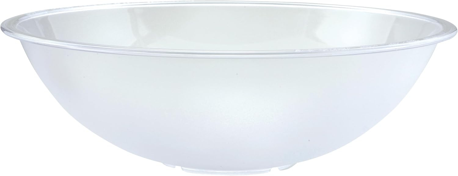 Clear Polycarbonate Round Serving Bowl, 15.75-Inch Diameter