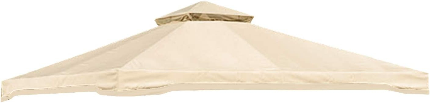 Bergamo Gazebo Replacement Canopy Top Cover - RipLock 350 - Top Tier 24" x 24" Bottom Tier 116" x 116"