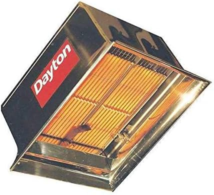 Dayton Stainless Steel Infrared Propane Heater with Thermostat
