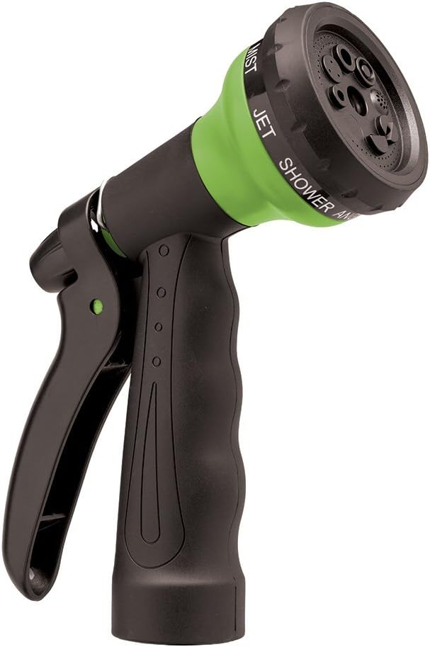 Orbit Coil Garden Hose with Nozzle, Green, 25ft