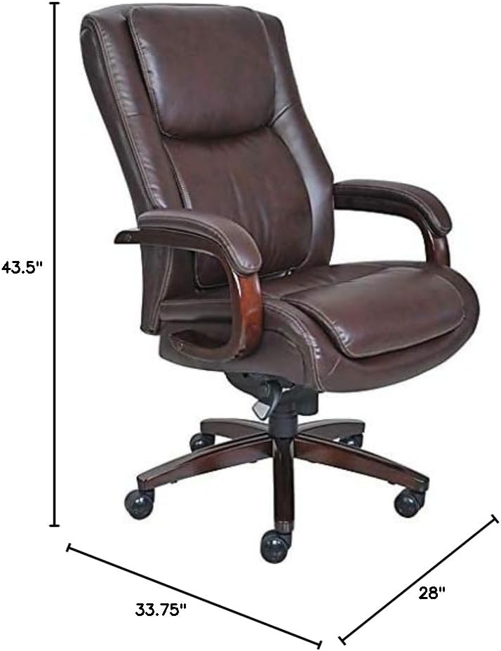 La-Z-Boy Winston Bonded Leather Executive Chair Brown (44763)