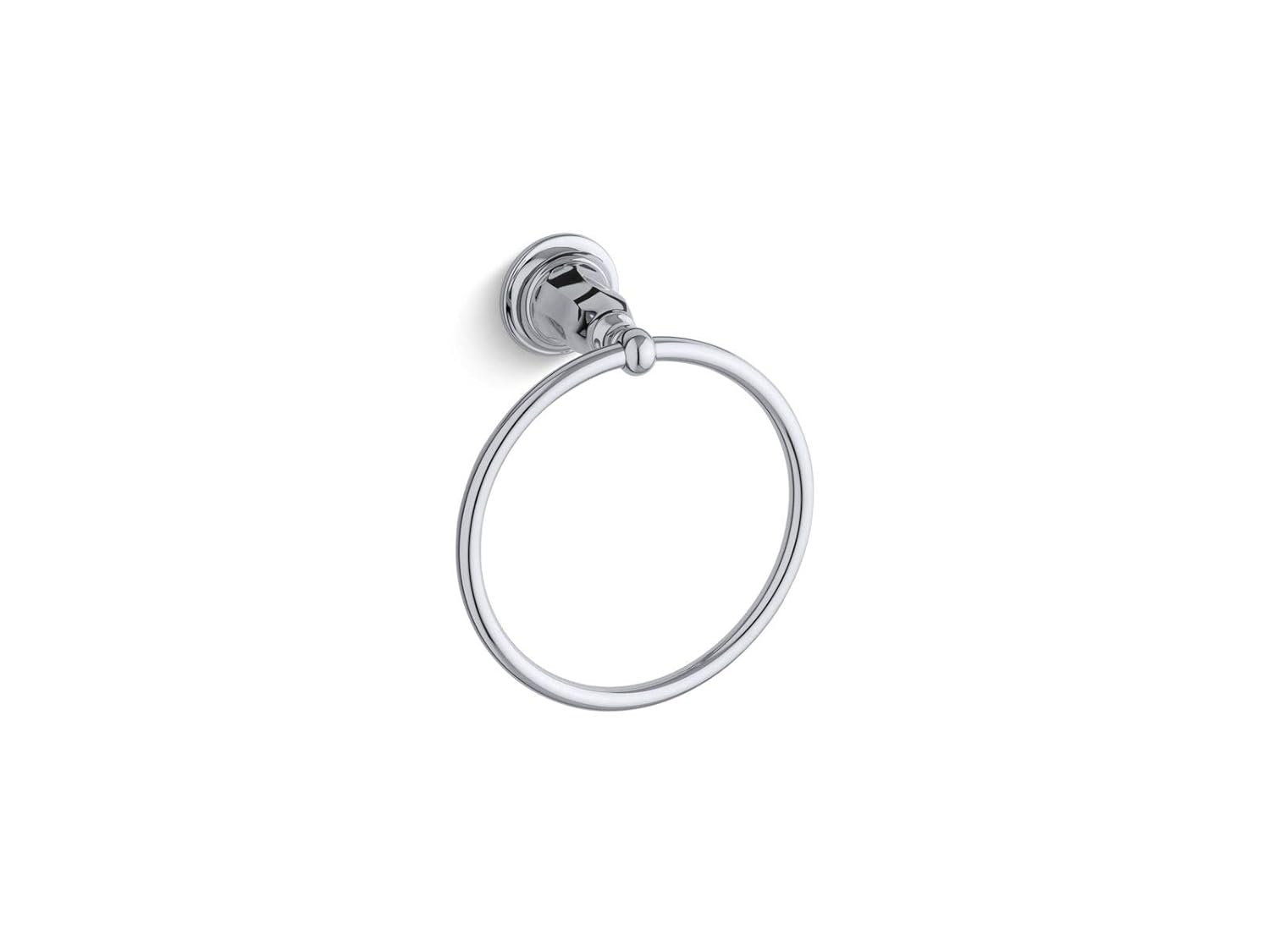 Torrington Wall Mounted Towel Ring in Polished Chrome