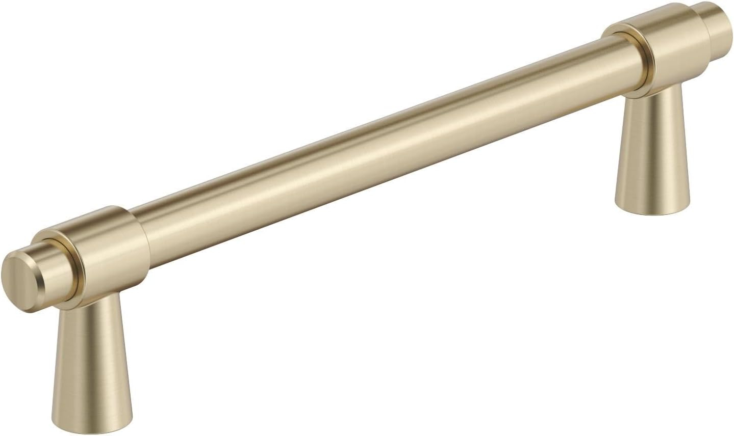 Amerock Destine 5-1/16 inch (128mm) Center-to-Center Golden Champagne Cabinet Pull