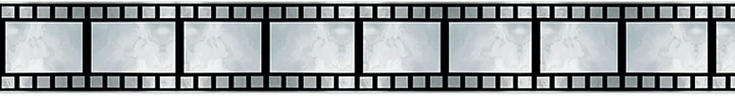 Beistle Filmstrip Metallic Decorating Material, 15" x 25', (1/Pkg) Multicolored