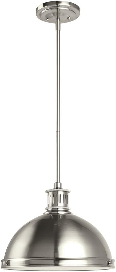 Pratt Street Metal 2-Light Brushed Nickel Pendant