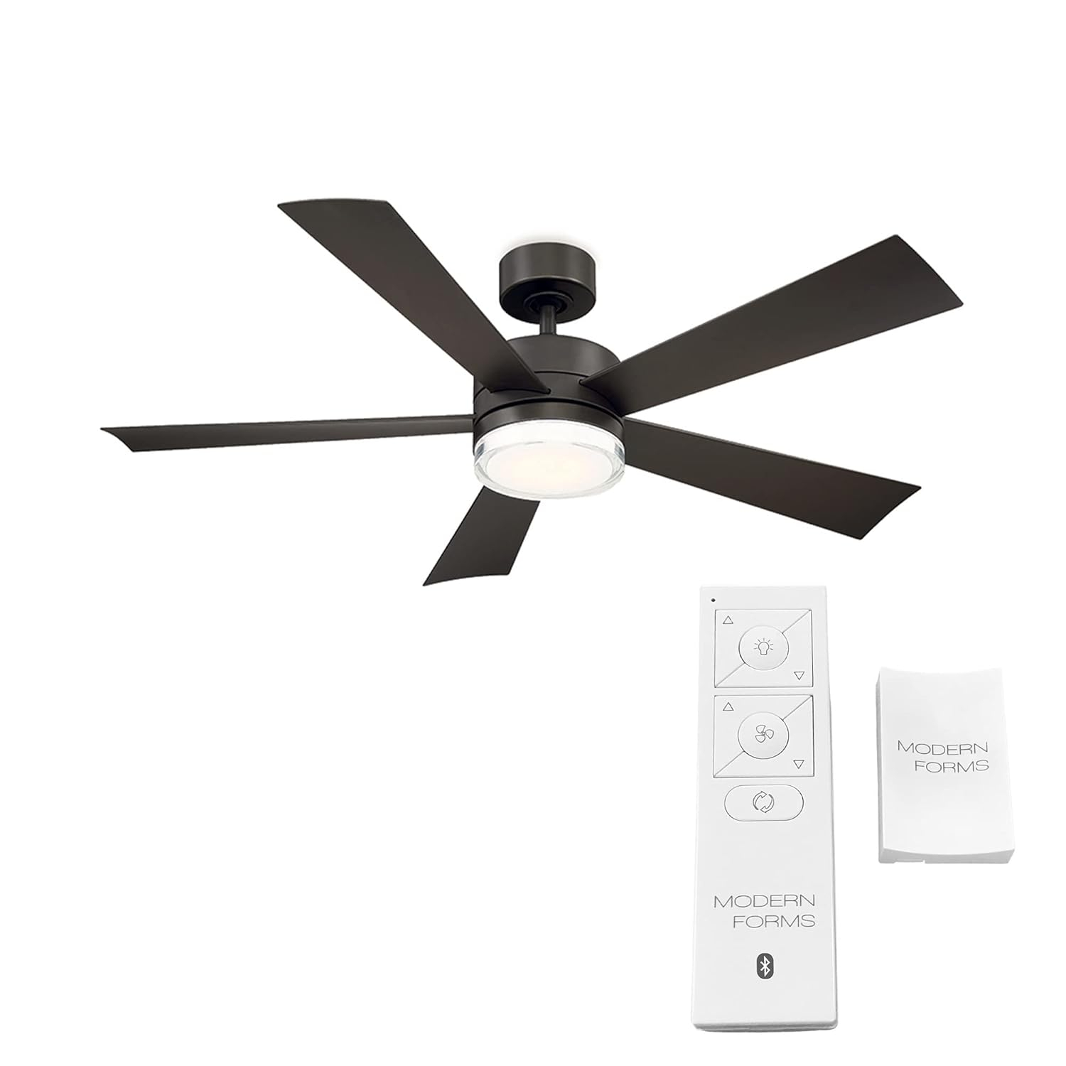 Bronze 52" Smart Ceiling Fan with LED Light and Remote